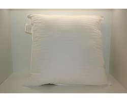 Ducky Dons Dauna Soft Luxe - hoofdkussen - soft - navulbaar - wit - 60x60