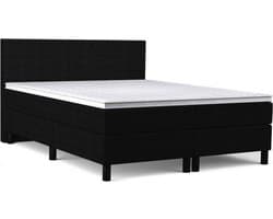 Nirwana Boxspring Basic 160x200 Zwart Gratis Bezorgd