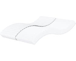 vidaXL - Schuimmatras - hardheid - H2 - H3 - 160x200 - cm - wit