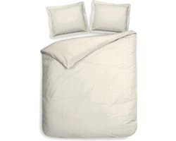 Heckettlane Punto Dekbedovertrek - Lits-jumeaux - Katoensatijn - 260x200-220cm - Off-White