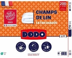 Dekbed DODO Champs de Lin Wit 450 g/m² 200 x 200 cm