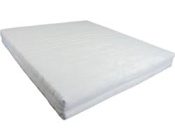 Slaaploods.nl Queen de Luxe - Pocketvering Matras - Traagschuim Afdeklaag - 120x200x25 cm - Medium