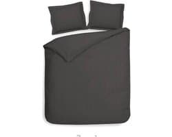 Heckettlane Banda - Dekbedovertrek - Tweepersoons - 200x200/220 cm - Dark Gull Grey