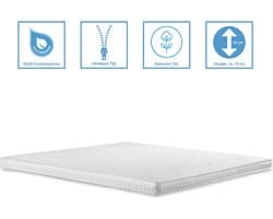 Anno 1588 Matras Praag - Logeermatras Comfortschuim - Open celstructuur - Medium - ca. 15 cm - 160x200 cm