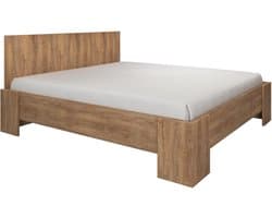 Meubella - Tweepersoonsbed Monaco - Eiken - 180x200 cm