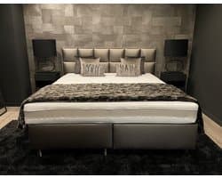 Boxspring 140x200 Tripoli - Incl. prestige matras - HR45 Koudschuim - 7-zones Pocketvering - Hotel Chique