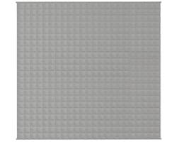 vidaXL - Verzwaringsdeken - 220x235 - cm - 11 - kg - stof - grijs