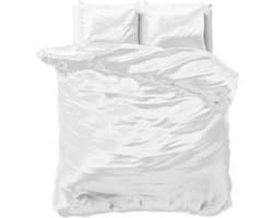 Decoware dekbedovertrek - glans satijn - off white - 2-persoons - 200x220 + 2st 60x70 cm