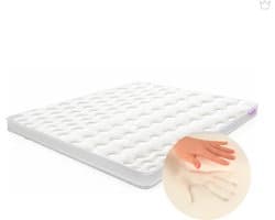 Stella - Hotel XL - Topper - 160x200 - Matrastopper - Extra dik - Nasa Traagschuim - Afritsbaar - Wasbaar - Luxe Topdekmatras - 3D ventilatieband