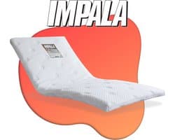 Impala Latex Topper 180 x 220 - Zuiver natuurrubber - Medium Hardheid - Tencel Tijkstof - 7 CM Dik - Luxe MatrasTopper