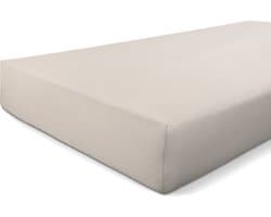 Walra Hoeslaken Jersey Stretch - 180x200/210 - 100% Katoen - Zand