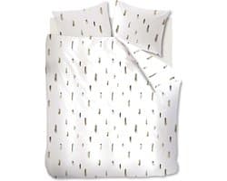 Marjolein Bastin Veder - dekbedovertrek - tweepersoons - 200x200/220 - Naturel