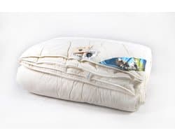 Texel wol enkel dekbed - Wit - 2-persoon (200x220 cm)