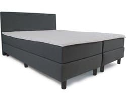 Boxspring Home - Compleet - Pocketvering - HR koudschuim - Antraciet - 200x200 cm
