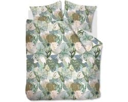 At Home by BeddingHouse  Hidden Dekbedovertrek - Tweepersoons - 200x200/220 cm - Groen