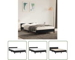 vidaXL Zwart Bedframe - Fluweel Bedframe - Bedframe zonder matras 120x200 cm fluweel zwart - Tweepersoons Bedframe - Boxspring Bedframe - King Size Bedframe