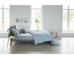 Beddinghouse Jersey - Topper Hoeslaken - 160x200/220 - Licht grijs