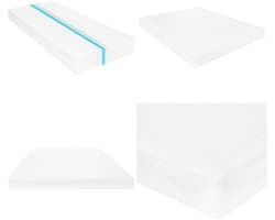 vidaXL Matras 7 Zone 16 cm PU-schuim H2 H3 180x200 cm - Matras - Matrassen - Bedmatras - Bedmatrasen