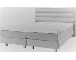 Boxspring Luxe 180x200 Horizon Wit Lederlook