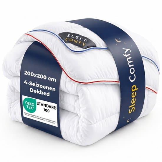 Sleep Comfy Thermo Balance Series - Hotel Kwaliteit 4 Seizoenen Dekbed - 200x200 cm - Anti Allergie Dekbed Met Twee Delen - 3 in 1 Dekbed - Comfort & Ademend - Tweepersoons Dekbed- Zomerdekbed & Winterdekbed
