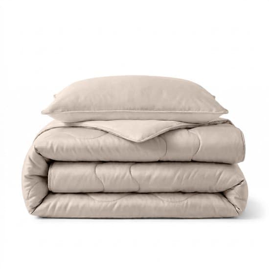 Sleeptime Verkoelend Dekbed zonder Overtrek - Wasbaar Dekbed - Inclusief Sloop - 140x200 - Taupe