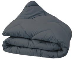 PrincessDekbed Classic 2-in-1 Wasbaar Eazydekbed Zonder Overtrek - Antraciet Bedrukt -Hoesloos 2-Persoons 200×200 cm