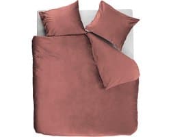 At Home by Beddinghouse Tender dekbedovertrek - Tweepersoons - 200x200/220 cm - Donker roze