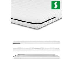 Koudschuim Matras - 160x200 - 7 zones - koudschuim - hoogwaardig plus tijk - 15 cm hoog - Stevig