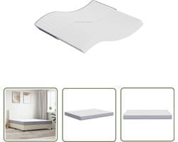 vidaXL Matras Kopen - Schuimmatras - Schuimmatras middelzacht 180x200 cm - Luxe Matras - Medium Hard Matras - King Size Matras