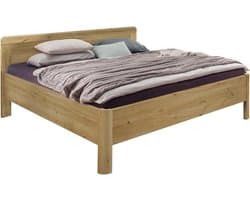 B Bright Bed Bienne Rondo - 120 x 210 cm - bianco eiche