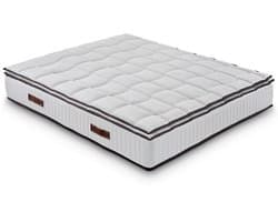 iLoveSleep - Matras ROYAL 160x200 Pocketvering Matras - Dikte 27 cm - 3 cm traagschuim - Verwijderbaar