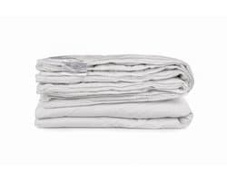 Heckett & Lane Silver - Dons - Dekbed - 4-seizoenen - Dekbed - Tweepersoons - 200x200 cm - Wit