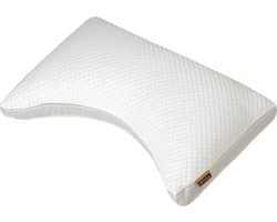 Pilloking Deluxe Hoofdkussen – Ergonomisch Traagschuim - Verstelbaar in Hoogte - Tegen Nekklachten - Luxe Tencel Hoes - Zij-, Rug- & Buikslapers - 50x70cm -