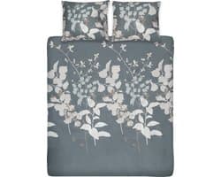 Ten Cate Dekbedovertrek - Dekbedovertrek 200 x 200 tweepersoons - Dekbedovertrekken - Dekbedovertrek 200x220 - Fenna Petrol