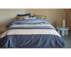 Beddinghouse Ines dekbedovertrek - Tweepersoons - 200x200/220 - Blauw