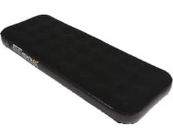 Opblaasbaar matras voor 1 persoon - Velours, zwart - Comfortabel en Sterk