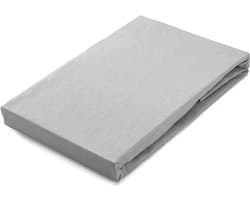 Walra Hoeslaken Jersey Stretch - 180x200/210 - 100% Katoen - Grijs