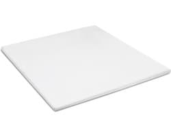 Cinderella Premium Molton Topper Hoeslaken - Matrasbeschermer voor Topper - 160x200 cm - Tot 15 cm matrashoogte - Wit