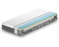 Emma Hybrid Pocketvering Matras - 250 veren p/m2 - 180 x 200 cm - Medium