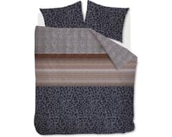 Beddinghouse Feis dekbedovertrek - Tweepersoons - 200x200/220 - Antraciet
