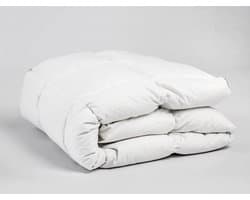 Deluxe - Velvet Dons - Enkel Dekbed - 4-Seizoenen - Wit - 200x200