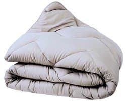 PrincessDekbed Classic 2-in-1 Wasbaar Eazydekbed Zonder Overtrek - Taupe-Zand Bedrukt -Hoesloos 2-Persoons 200×200 cm
