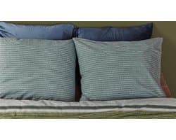 At Home by BeddingHouse Comprise dekbedovertrek - Tweepersoons - 200x200/220 - Groen