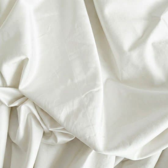 Kayori Saya Hoeslaken Katoensatijn - 180x210-220cm - Matrasdikte 35cm - Luxe & Zacht - Biologisch Katoen - Wit - 180x210-220 - Tweepersoons - Biologisch Katoen - Wit