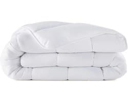 Dekbed - Zacht beddengoed - Alle seizoenen - Gerecyclede vulling - 200 x 200 cm - Wit