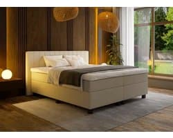 Mörgenn Boxspring Douze - Losse box - Beige - 140 x 200