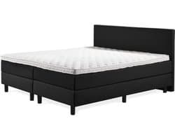 Boxspring Luxe 180x200 Glad Zwart