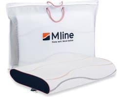 M line Pillow You ergonomisch hoofdkussen - soft/medium – anti-allergeen – tegen nek- en schouderklachten – 8 cm hoog – roze