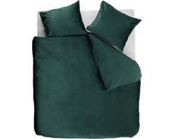 At Home by Beddinghouse Tender dekbedovertrek - Tweepersoons - 200x200/220 cm - Groen