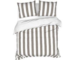 Heckett & Lane Dekbedovertrek Quinn (Fossil Taupe)-200x200/220 cm